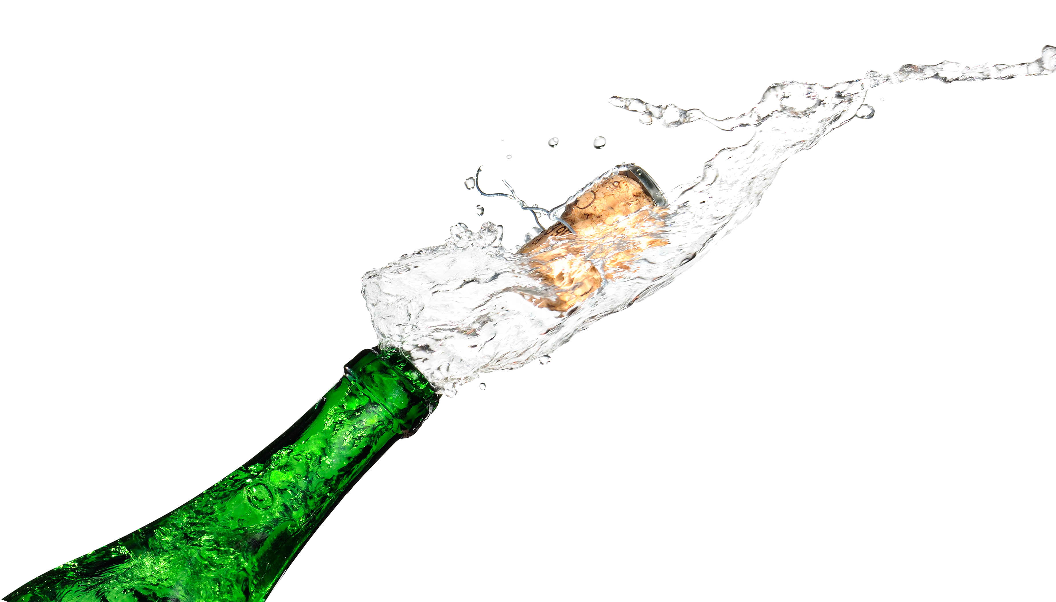 champagne bottle popping png