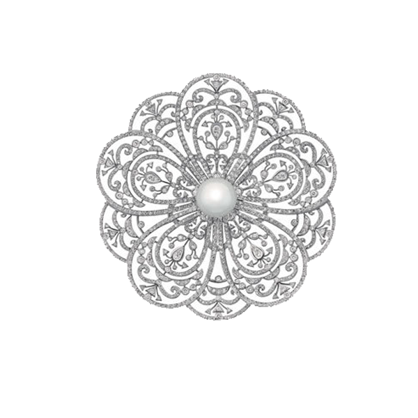 Download Diamond Art Jewellery Brilliant Camellia Brooch Chanel HQ PNG