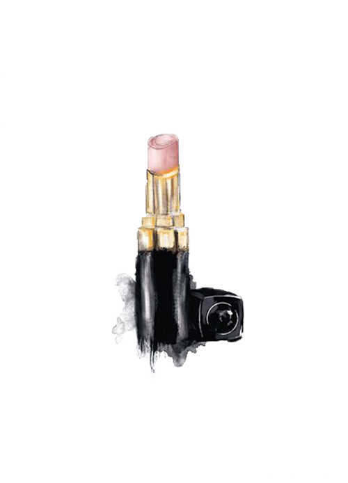 Fashion Lipstick Poster Illustration Perfume Pattern Ad PNG Image