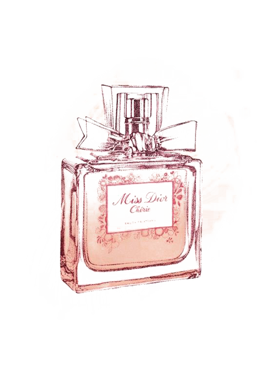 Pink No. Chanel Dior Perfume Miss Drawing PNG Image