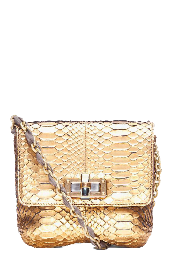 Golden Tote Leather Sachet Bag Shoe Handbag PNG Image