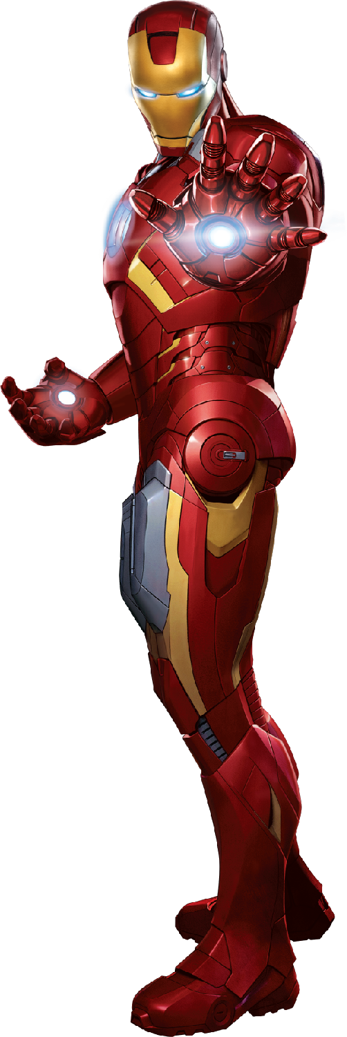 Chibi Robot Iron Man Free Clipart HD PNG Image