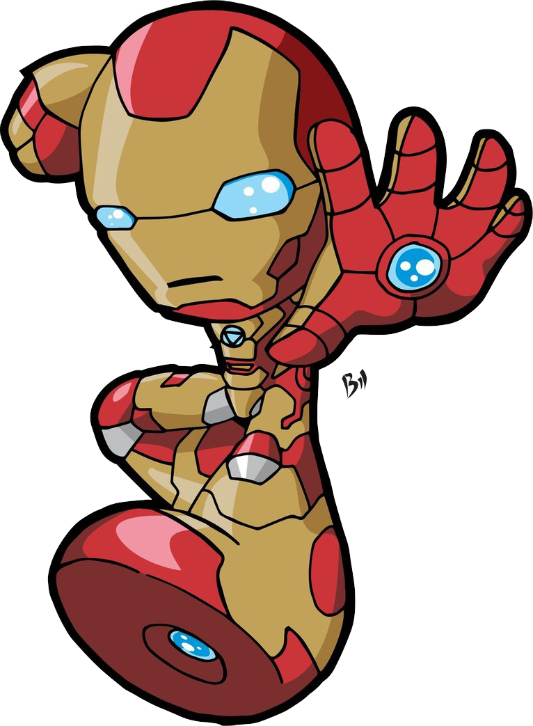 Chibi Vector Iron Man Free Transparent Image HD PNG Image