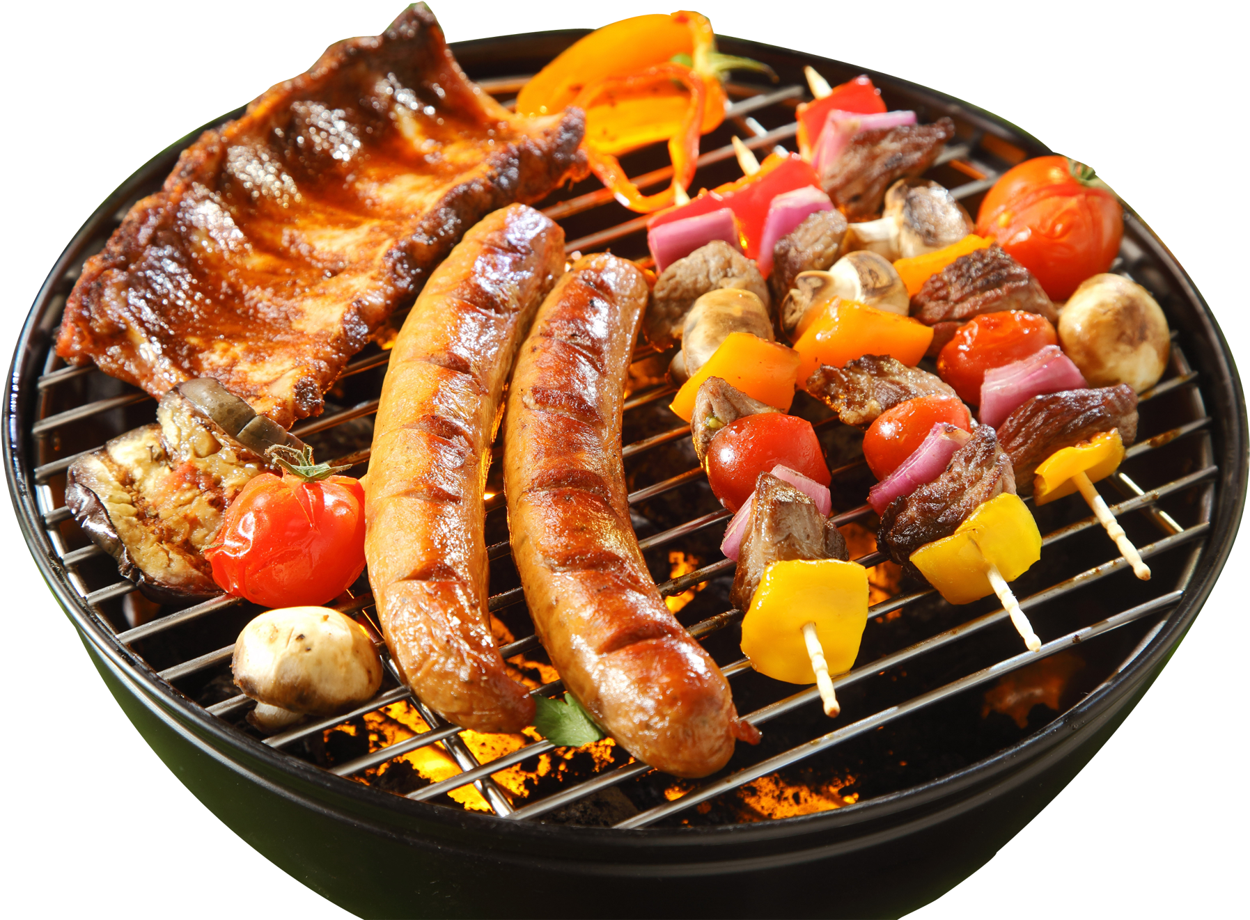 Grill Chicken Barbecue Free HD Image PNG Image