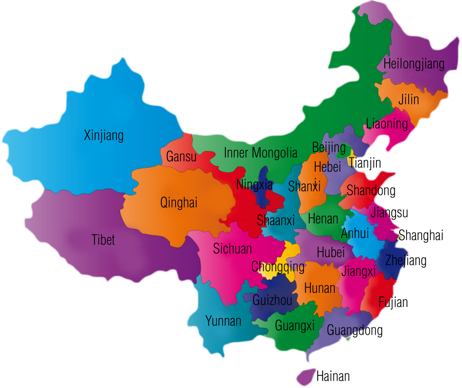 Map China Download HQ PNG Image