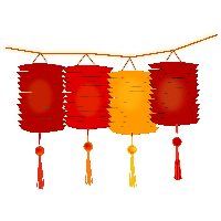 Lantern Chinese Year Free Clipart HD PNG Image