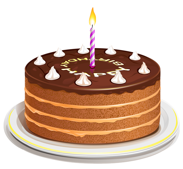 Chocolate cake Transparent PNG Image