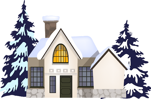 House Christmas Free Transparent Image HD Transparent PNG Image