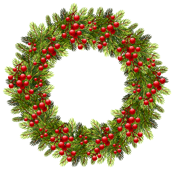 Watercolor Wreath Christmas Free Transparent Image HD PNG Image