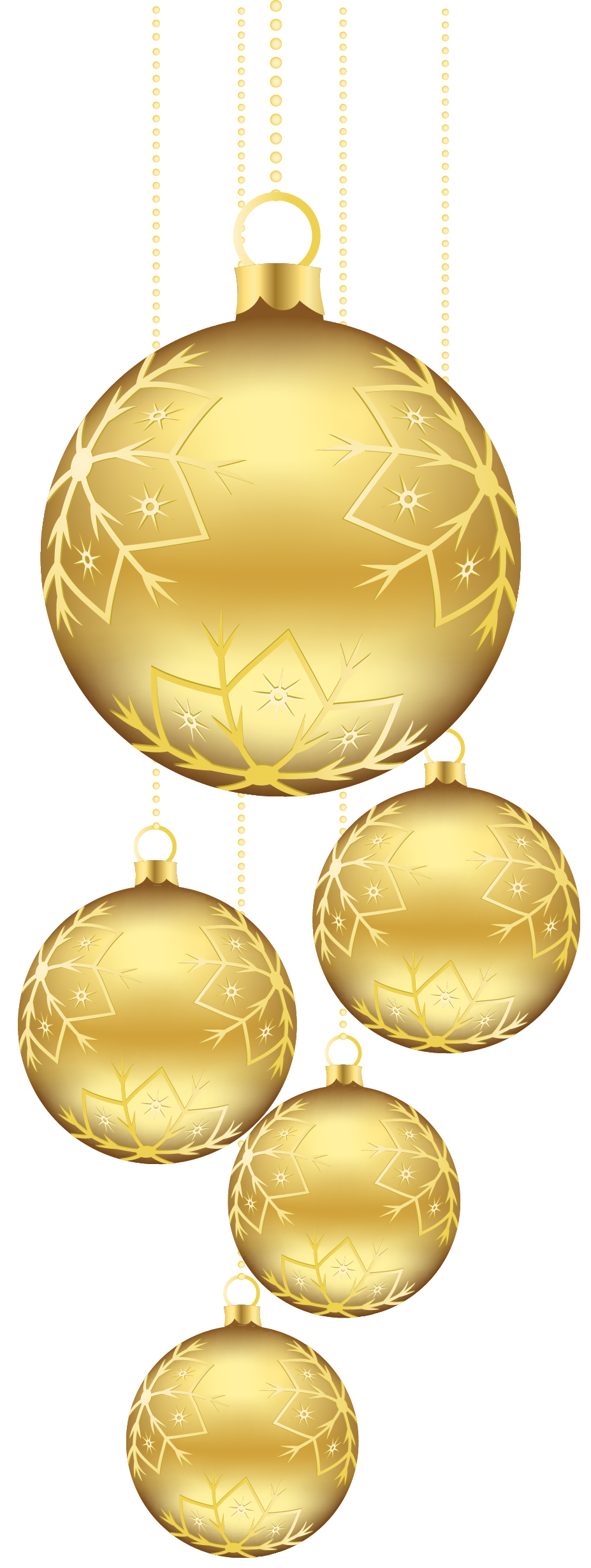 Christmas Gold Bauble Free Photo PNG Image