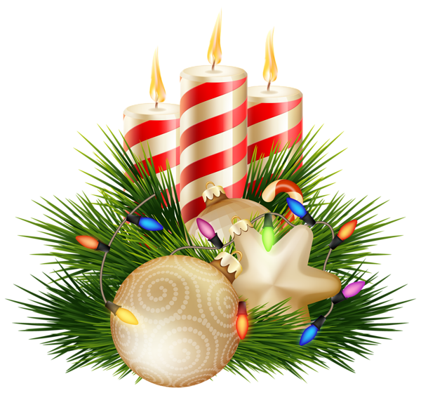 Candle Christmas Gold Free Transparent Image HQ PNG Image
