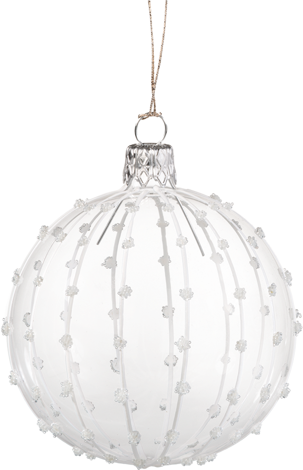 White Christmas Ornaments PNG File HD PNG Image