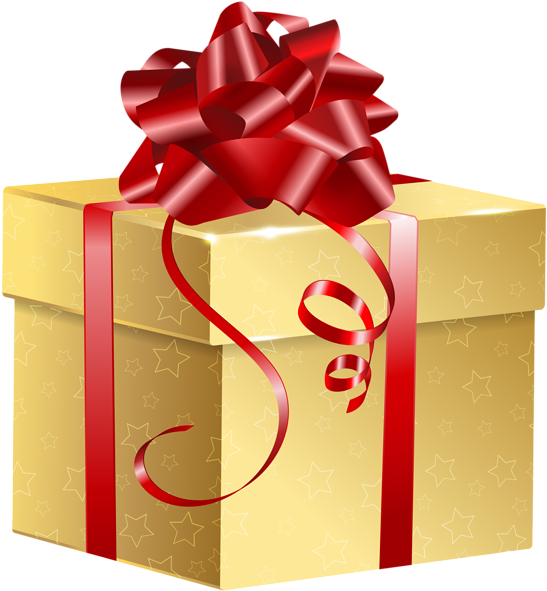 Gift Christmas Gold Free PNG HQ PNG Image