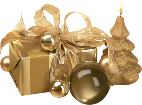 Gift Christmas Gold PNG Download Free PNG Image