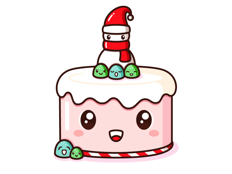 Christmas Cake (Draw) by marii99 on DeviantArt