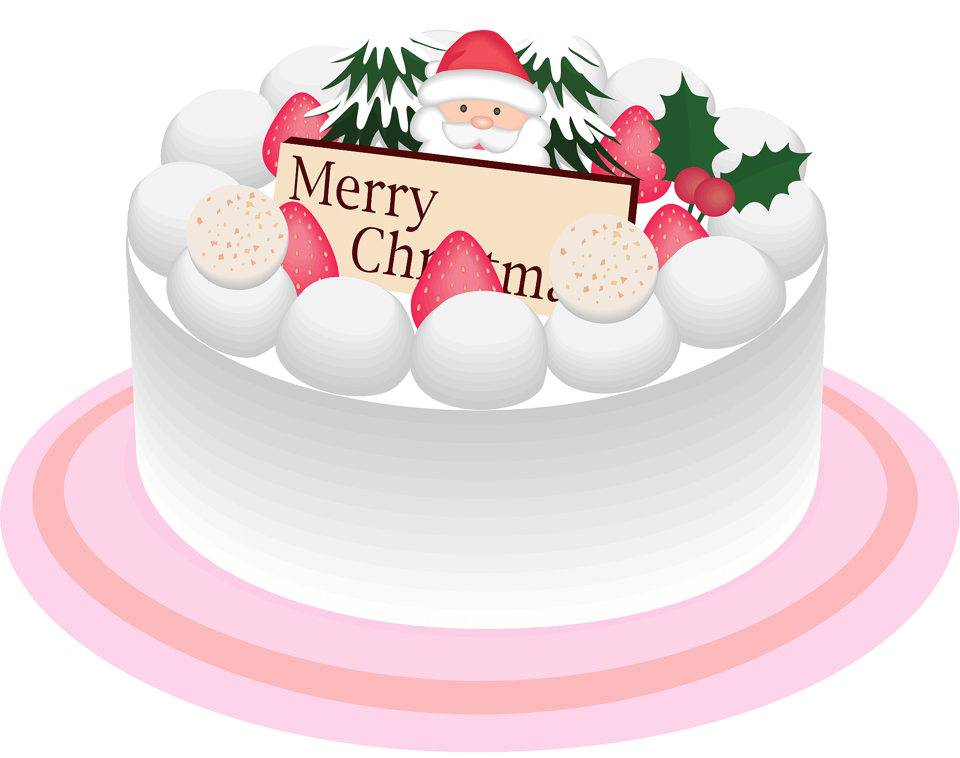 Cake Picture Christmas PNG Free Photo PNG Image