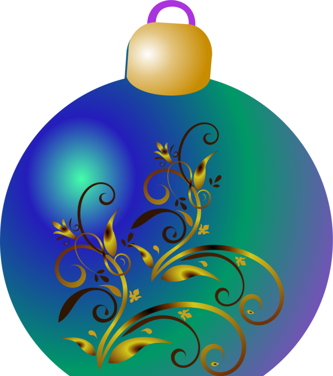 Blue Photos Christmas Bauble PNG Download Free PNG Image