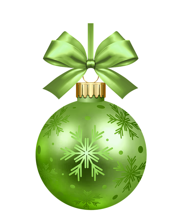 Pic Green Christmas Bauble Download Free Image PNG Image