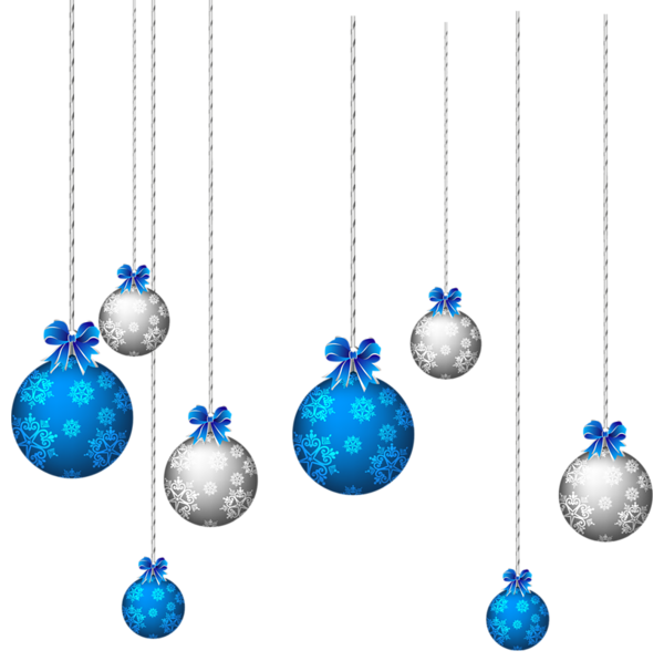 Blue Pic Christmas Bauble Download HD PNG Image