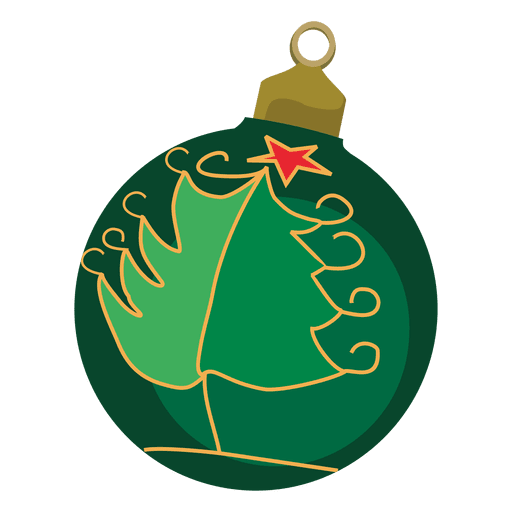 Green Christmas Bauble Free HQ Image PNG Image