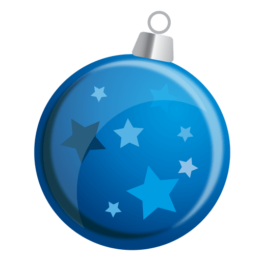 Blue Picture Christmas Bauble PNG Free Photo PNG Image
