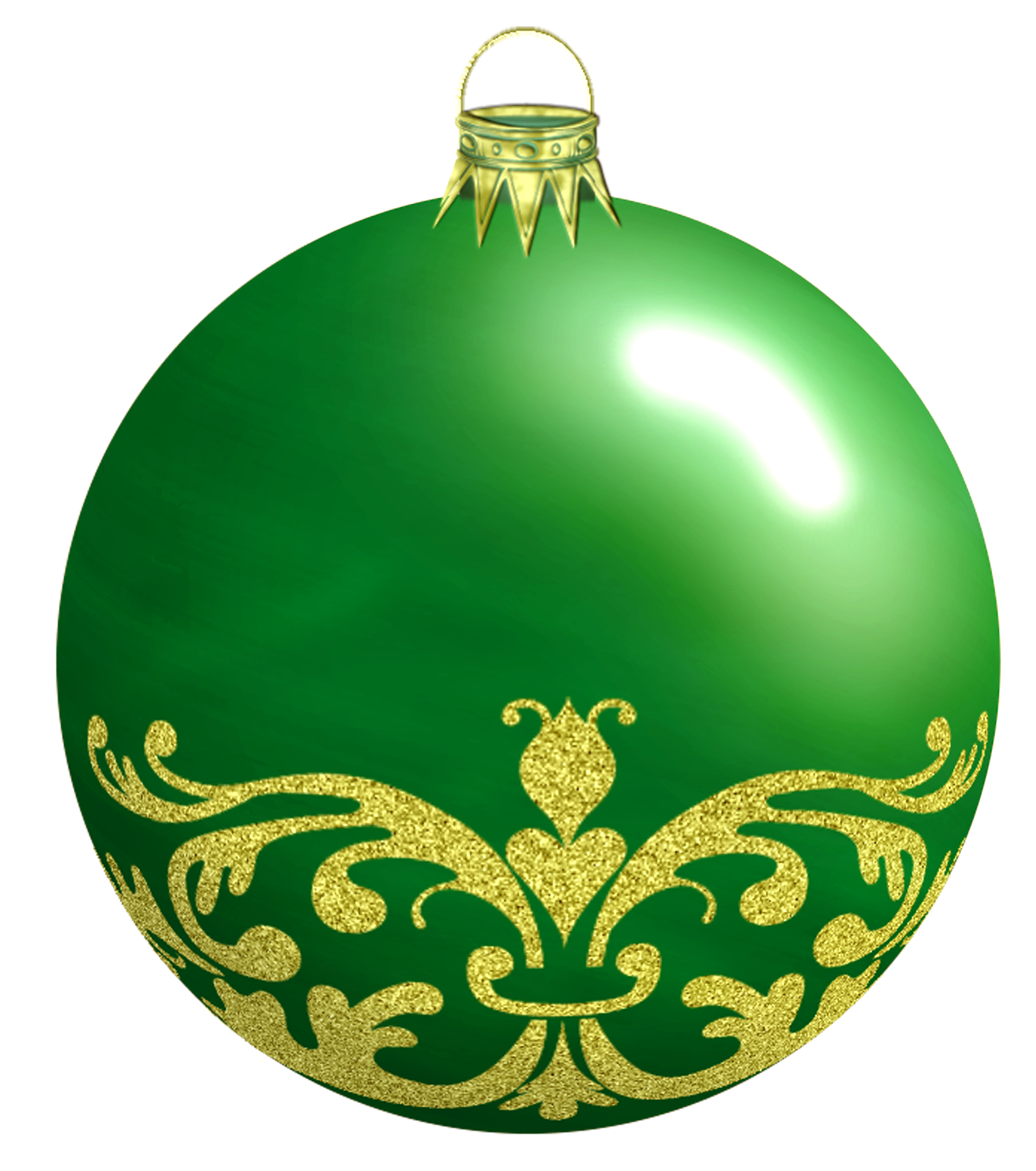 Green Christmas Bauble Download HQ PNG Image