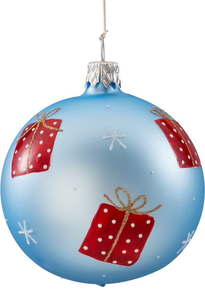 Blue Christmas Bauble Free HQ Image PNG Image