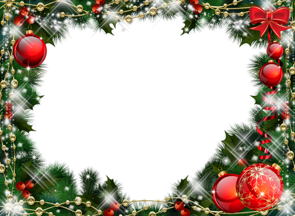 Images Frame Green Christmas Free Photo PNG Image