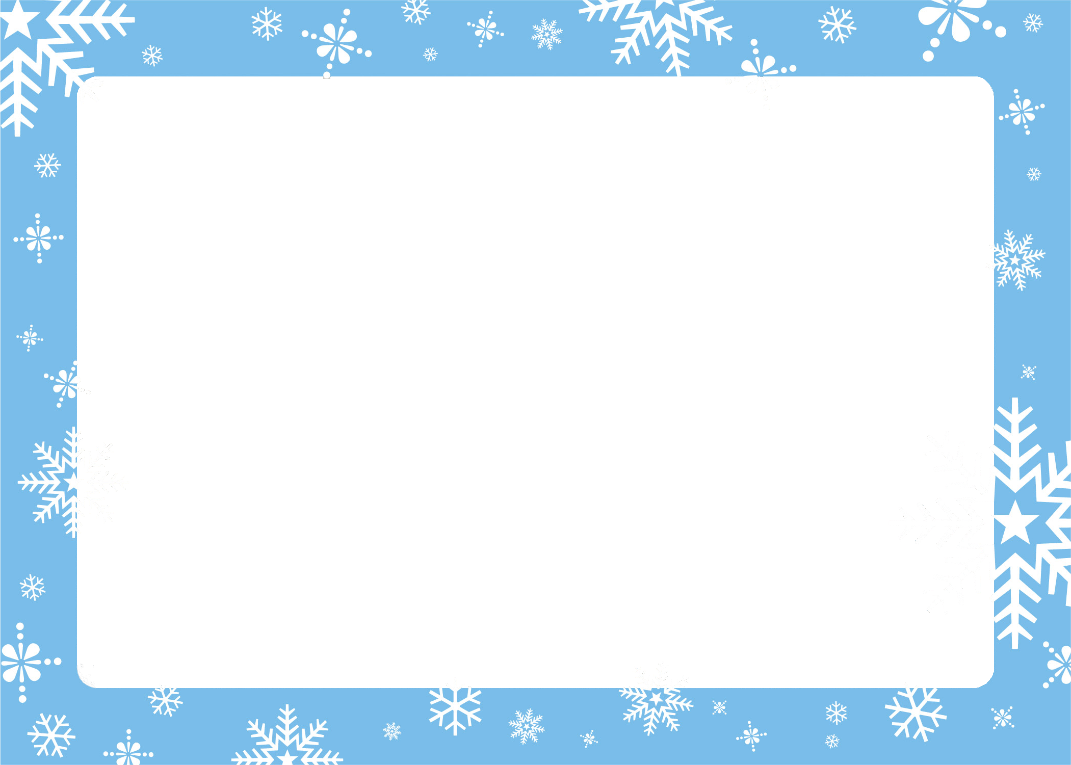 Blue Frame Christmas Free Download PNG HQ PNG Image