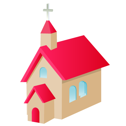 Christmas Church Free Clipart HD PNG Image