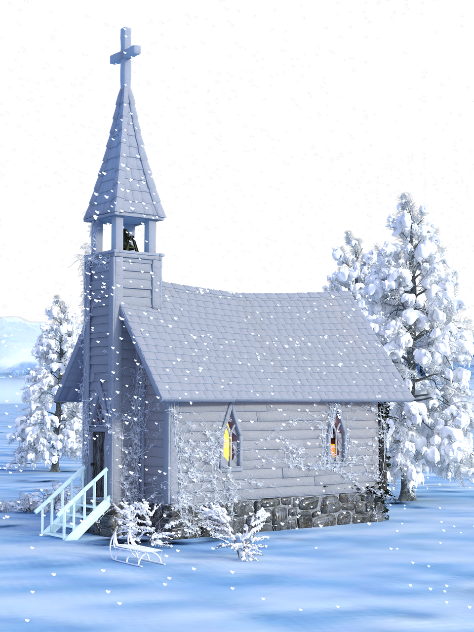 Christmas Church Free Transparent Image HD PNG Image