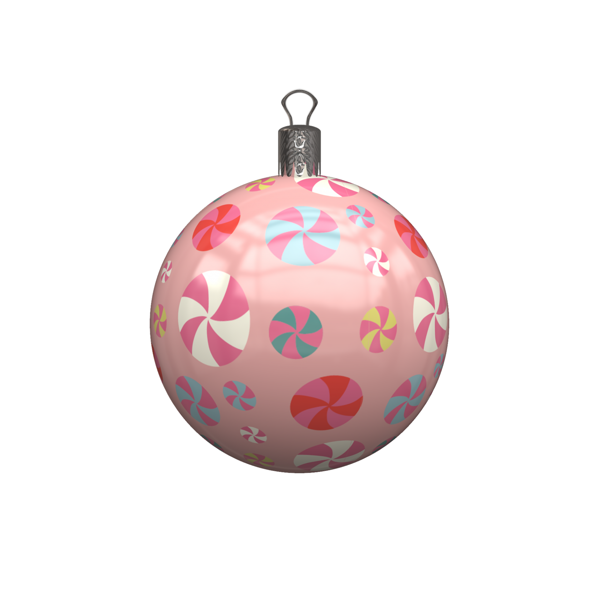 Pink Christmas Ornaments Free PNG HQ PNG Image
