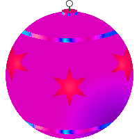 Purple Christmas Ornaments Free Clipart HD PNG