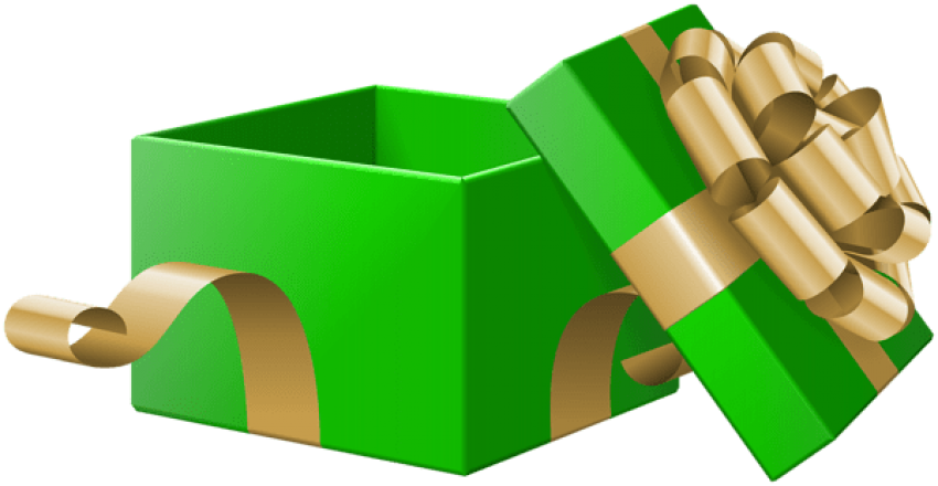 Pic Green Christmas Gift Free Download PNG HD PNG Image