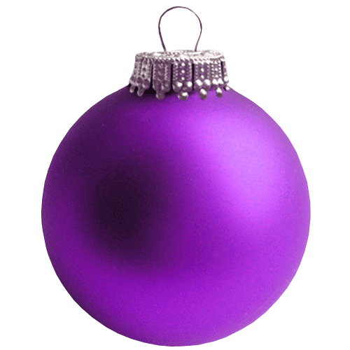 Purple Photos Christmas Ornaments HQ Image Free PNG Image