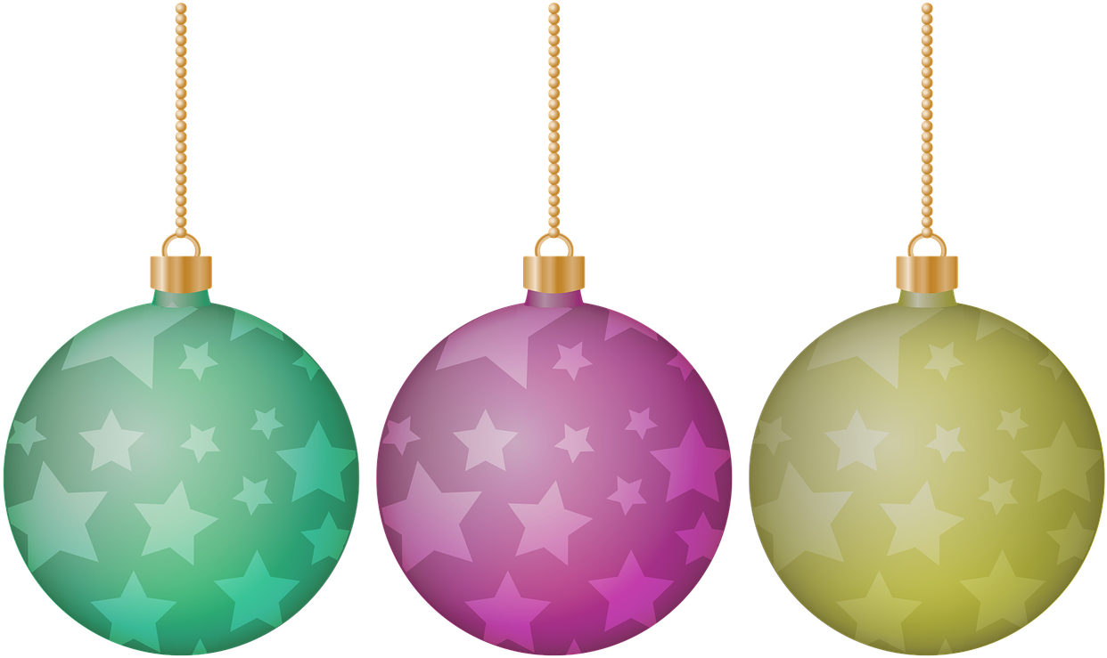Purple Christmas Ornaments PNG Download Free PNG Image