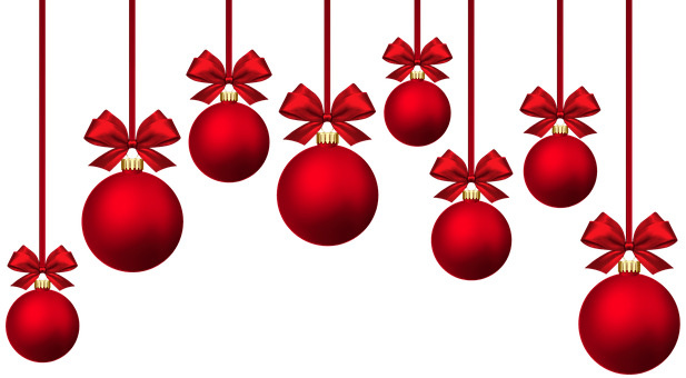 Christmas Red Bauble Free HD Image PNG Image