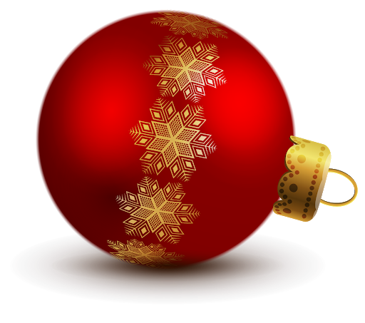 Christmas Red Bauble HD Image Free PNG Image