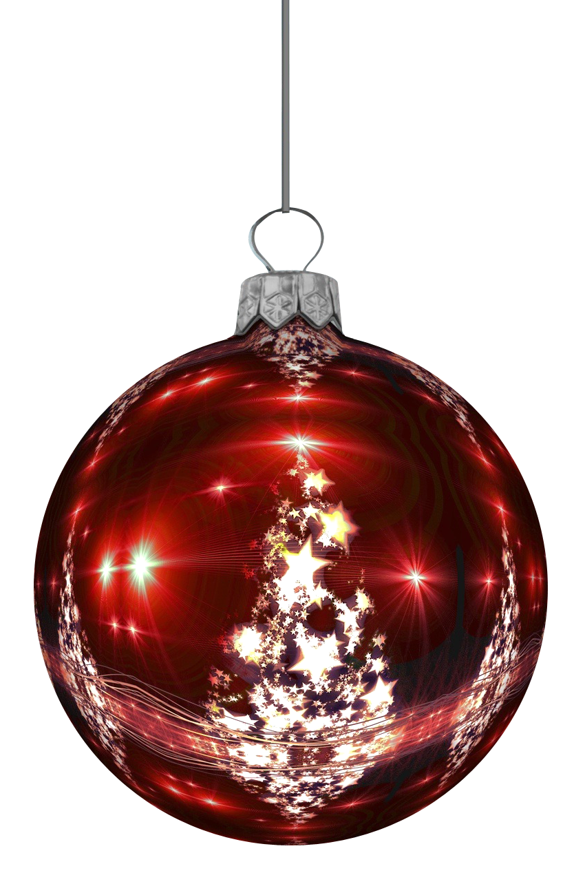 Photos Christmas Red Bauble HQ Image Free PNG Image