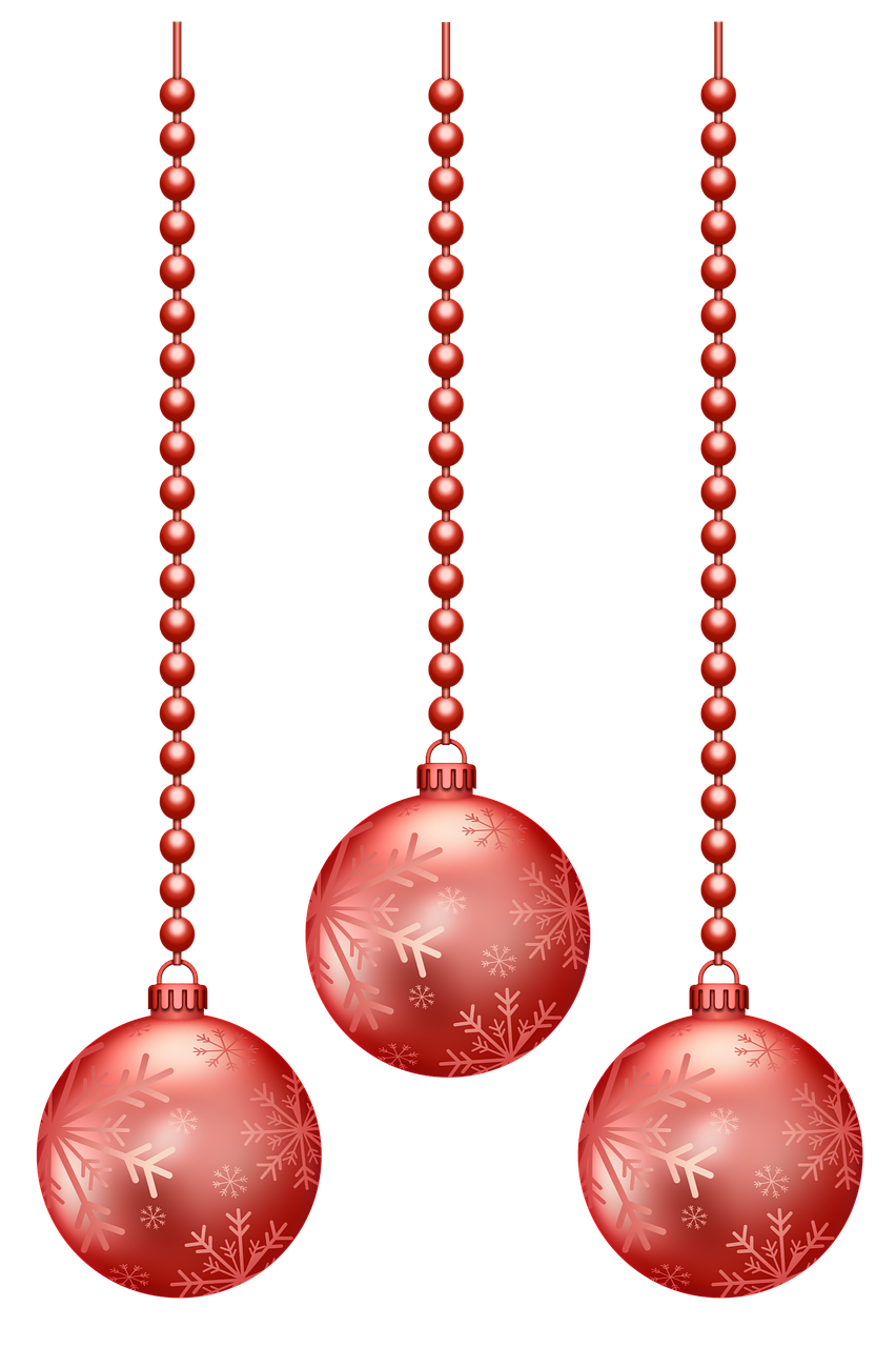 Images Christmas Red Bauble Free Photo PNG Image