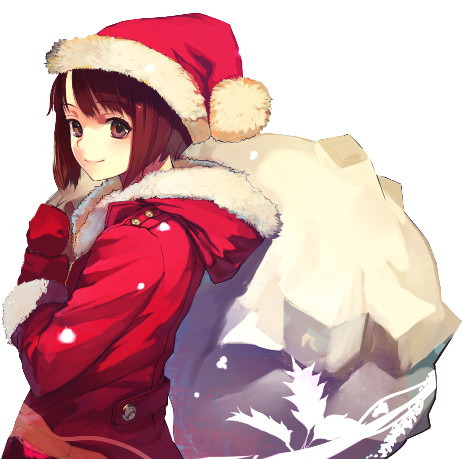 Girl Christmas Free Clipart HQ PNG Image