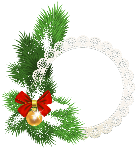 Frame Round Christmas Free Download PNG HQ PNG Image