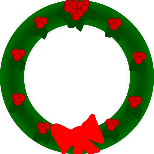 Frame Round Christmas Free Clipart HQ PNG Image
