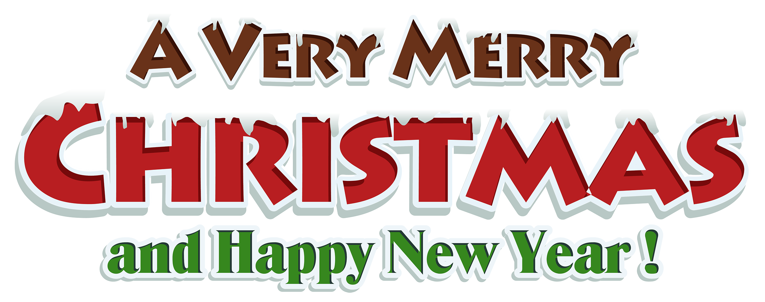 Text Christmas Happy Free HQ Image PNG Image