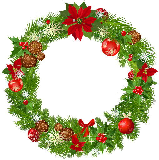 Frame Round Christmas PNG File HD PNG Image