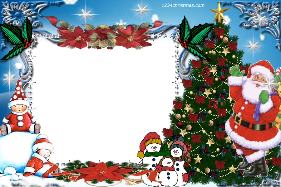 Frame Christmas Santa Download HQ PNG Image