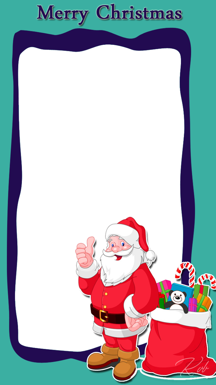 Frame Christmas Santa Download HD PNG Image