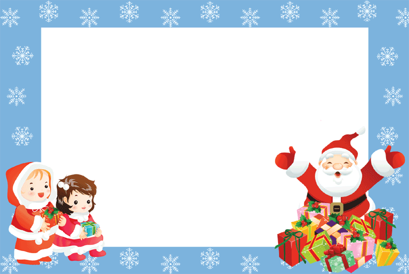Frame Christmas Santa PNG Download Free PNG Image