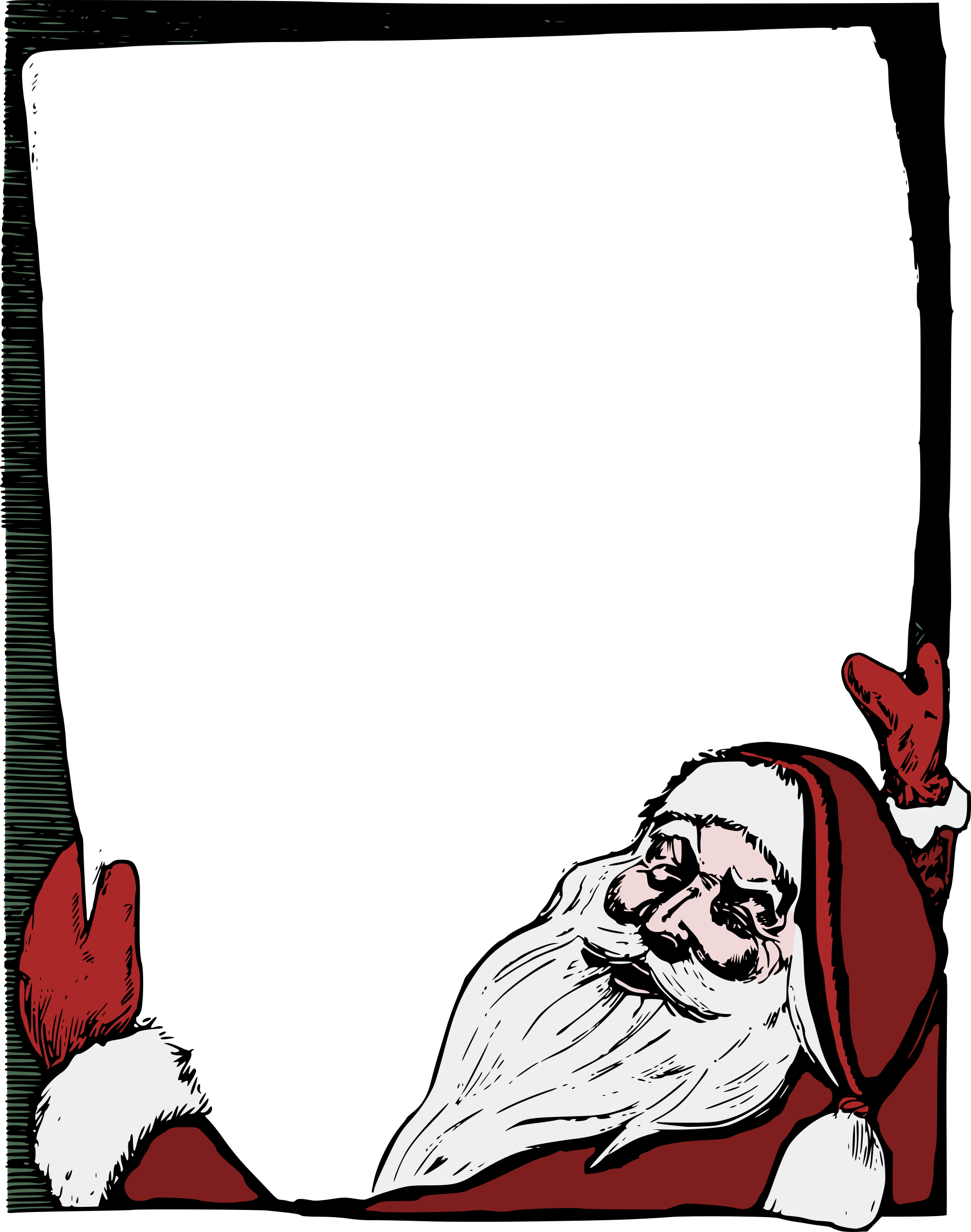 Photos Frame Christmas Santa Download Free Image PNG Image