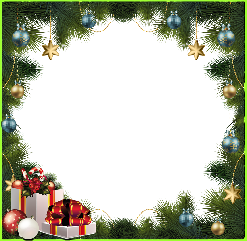 Images Frame Christmas Ornaments Free Clipart HQ PNG Image